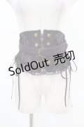 Ozz oneste / ジャガード切替コルセット  パープル H-25-05-06-1003-OO-ZA-KB-ZH