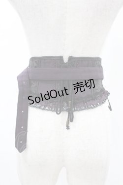 画像2: Ozz oneste / ジャガード切替コルセット  パープル H-25-05-06-1003-OO-ZA-KB-ZH