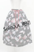 MILK / トワレスカート  ブラックベース H-25-05-06-1020-ML-SK-KB-ZH