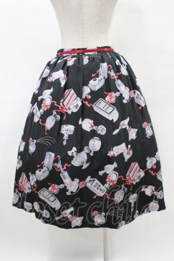 画像2: MILK / トワレスカート  ブラックベース H-25-05-06-1020-ML-SK-KB-ZH