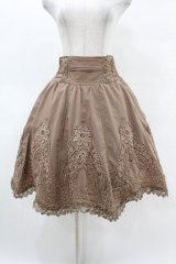 Rozen Kavalier / レースハイウエストスカート  茶 H-25-05-06-1023-OO-SK-KB-ZH