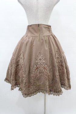 画像2: Rozen Kavalier / レースハイウエストスカート  茶 H-25-05-06-1023-OO-SK-KB-ZH