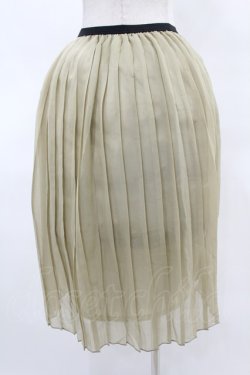 画像2: MARBLE / プリーツシフォンスカート  グリーン H-25-05-06-1025-GO-SK-KB-ZH