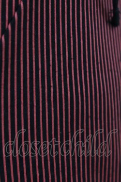 画像3: Rozen Kavalier / パネル切替ストライプスカート  黒×赤 H-25-05-06-1028-OO-SK-KB-ZH