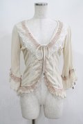 Rozen Kavalier / レースフリルメッシュボレロ  ベージュ H-25-05-06-063-OO-TO-KB-ZH