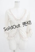 Rozen Kavalier / レースフリルメッシュボレロ  ベージュ H-25-05-06-063-OO-TO-KB-ZH