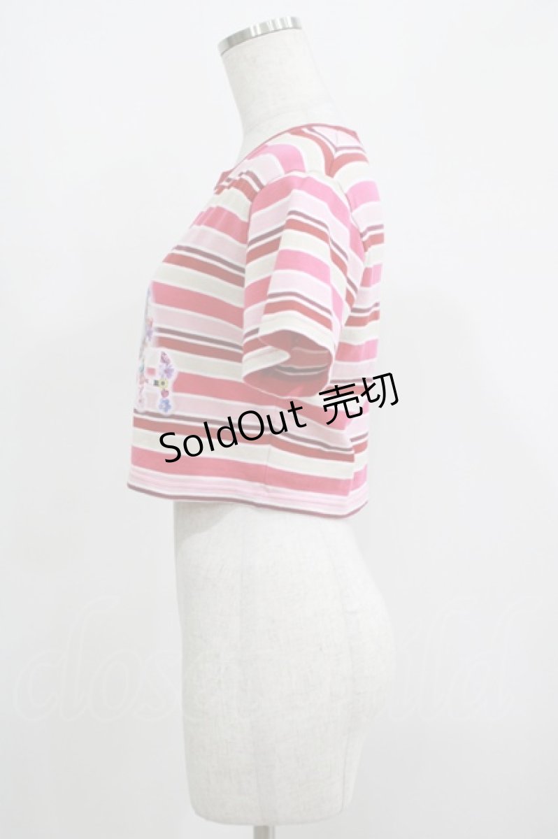 画像2: LAND by MILKBOY / HUSH BUNNY TEE  赤 H-25-08-10-034-MB-TO-KB-ZH (2)