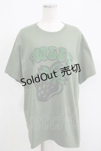 MILKBOY / SWEET BERRY TEE L ミリタリー H-25-05-06-065-MB-TO-KB-ZH