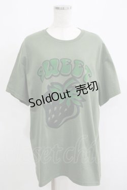 画像1: MILKBOY / SWEET BERRY TEE L ミリタリー H-25-05-06-065-MB-TO-KB-ZH