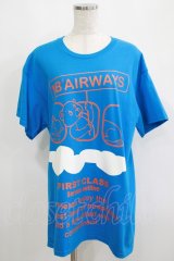 MILKBOY / MB AIRWAYS TEE  ブルー H-25-05-06-067-MB-TO-KB-ZH
