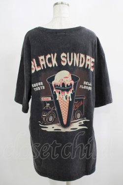 画像3: MILKBOY /ACK SUNDAE TEE  ブラックウォッシュ H-25-05-06-068-MB-TO-KB-ZH