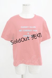 Candy Stripper / SWEET THINGS Tee 2 レッド H-25-05-06-070-PU-TO-KB-ZH