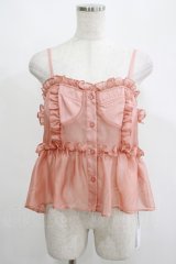 Candy Stripper / SEE THROUGH BUSTIER  ピンク H-25-05-06-073-PU-TO-KB-ZH