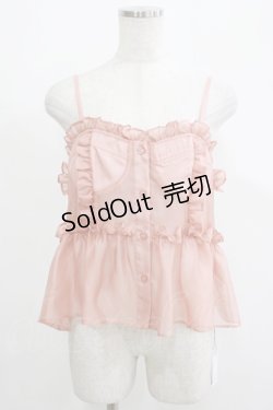 画像1: Candy Stripper / SEE THROUGH BUSTIER  ピンク H-25-05-06-073-PU-TO-KB-ZH