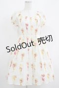 Jane Marple / Gelee de Fruitsのスモックワンピース M アイボリー H-25-05-06-015-JM-OP-KB-ZH