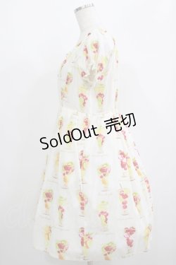 画像2: Jane Marple / Gelee de Fruitsのスモックワンピース M アイボリー H-25-05-06-015-JM-OP-KB-ZH