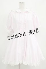 lilLilly / ストライプレースミニワンピース FREE ピンク H-25-05-06-017-LO-OP-KB-ZH