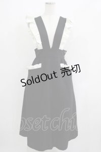 MILK / スカーレットジャンパースカート  ブラック H-25-05-06-022-ML-OP-KB-ZH