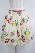 Jane Marple / Juicy fruitsタックスカート  アイボリー H-25-05-06-023-JM-SK-KB-ZH