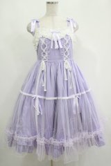 Angelic Pretty / Marquiseジャンパースカート Free ラベンダー H-25-05-07-001-AP-OP-NS-ZH