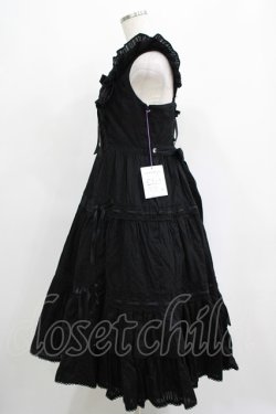画像2: Angelic Pretty / クレッシェンドティアードジャンパースカート Free ブラック H-25-05-07-003-AP-OP-NS-ZH