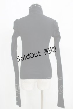 画像3: Dim Moire / ハイネックトップス Free ブラック H-25-05-07-044-LO-TO-NS-ZH