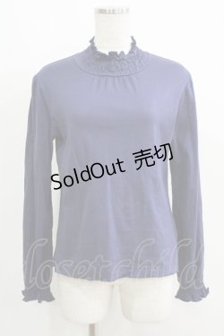 画像1: PINK HOUSE / ハイネックトップス Free ブルー H-25-05-07-052-LO-TO-NS-ZH