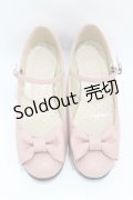 Leur Getter / リボン付き本皮シューズ 23.5cm ピンク H-25-05-07-1001-LU-SH-KB-ZH