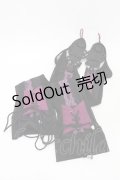 Ozz oneste / メッシュアームカバー  黒×紫 H-25-05-07-1004-OO-ZA-KB-ZH