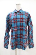 MILKBOY / CHECKED SHIRTS  ブルー×レッドチェック H-25-05-07-1033-MB-BL-KB-ZH