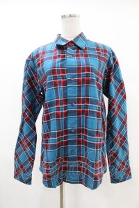 MILKBOY / CHECKED SHIRTS  ブルー×レッドチェック H-25-05-07-1033-MB-BL-KB-ZT390