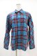 画像1: MILKBOY / CHECKED SHIRTS  ブルー×レッドチェック H-25-05-07-1033-MB-BL-KB-ZH (1)