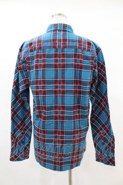 画像2: MILKBOY / CHECKED SHIRTS  ブルー×レッドチェック H-25-05-07-1033-MB-BL-KB-ZH
