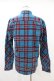 画像2: MILKBOY / CHECKED SHIRTS  ブルー×レッドチェック H-25-05-07-1033-MB-BL-KB-ZH (2)