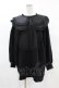 画像1: Candy Stripper / FRILL COLLAR SWEAT  ブラック H-25-05-07-1035-PU-TO-KB-ZH (1)