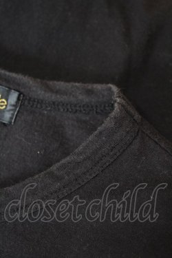 画像3: Jane Marple / ベルベットリボントリミングTシャツ  ブラック H-25-05-07-1038-JM-TO-KB-ZH