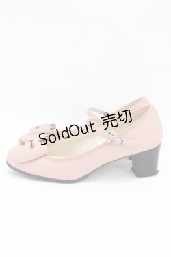 画像2: Leur Getter / リボン付き本皮シューズ 23.5cm ピンク H-25-05-07-1001-LU-SH-KB-ZH