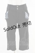 Ozz Croce / プリント切替パンツ  黒 H-25-05-07-1012-OO-PA-KB-ZH