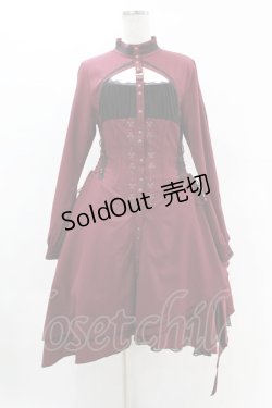 画像1: Ozz oneste / Rosy clown ワンピース ボルドー H-25-05-07-1017-OO-OP-KB-ZH