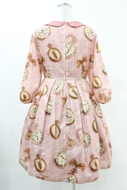 画像2: Leur Getter / Chocolate Watch袖付きワンピース M ピンク H-25-05-07-1023-LU-OP-KB-ZH