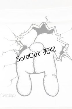 画像2: yaponskii / よだれベアプリントタオル  白 H-25-05-07-1003-PU-ZA-KB-ZH