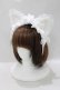 画像1: HANGRY&ANGRY / BIG CAT EARS HEAD DRESS  オフ H-25-05-07-062-HN-AC-NS-ZH (1)