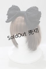 BABY,THE STARS SHINE BRIGHT / ローズレースのリボンカチューシャ  ブラック H-25-05-07-063-BA-AC-NS-ZH