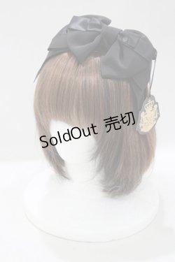 画像1: ALICE and the PIRATES / グログラン3WAYカチューシャ  ブラック H-25-05-07-066-PA-AC-YZ-ZH