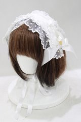 Angelic Pretty / レースハートチャームバラレースヘッドドレス  オフ H-25-05-07-069-AP-AC-NS-ZH