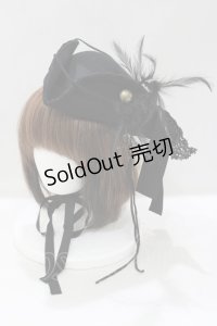 ALICE and the PIRATES / パイレーツミニハット  ブラック H-25-05-07-074-PA-AC-YZ-ZH