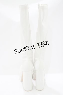 画像3: Royal Party / プラットフォームロングブーツ L オフ H-25-05-07-079-GO-SH-NS-ZH