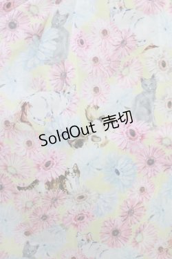 画像4: axes femme POETIQUE / フラワーキャットボウタイワンピース M イエロー H-25-05-07-010-AX-OP-NS-ZH