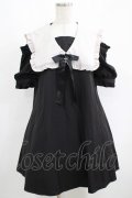 Amavel / Noir CroixオープンショルダーAラインワンピース Free ブラック H-25-05-07-019-CA-OP-NS-ZH
