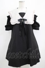 Amavel / Noir CroixオープンショルダーAラインワンピース Free ブラック H-25-05-07-019-CA-OP-NS-ZH